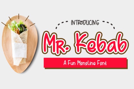 Mr. Kebab - Fonts
