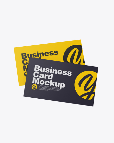 Two Business Cards Mockup