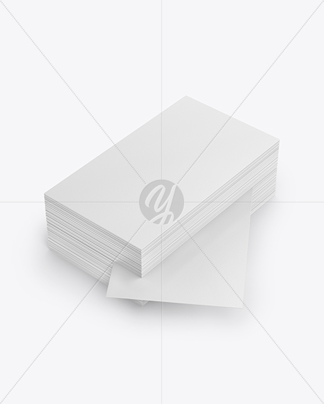 Stack of Business Cards Mockup