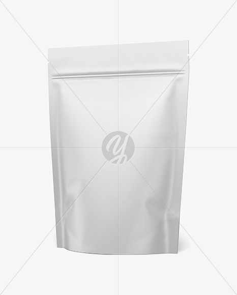 Matte Stand-Up Pouch Mockup