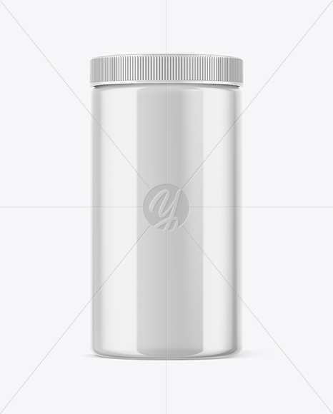 Glossy Pills Bottle Mockup