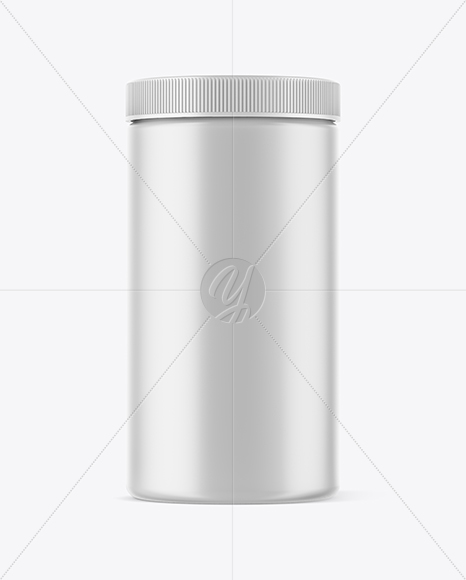 Matte Pills Bottle Mockup