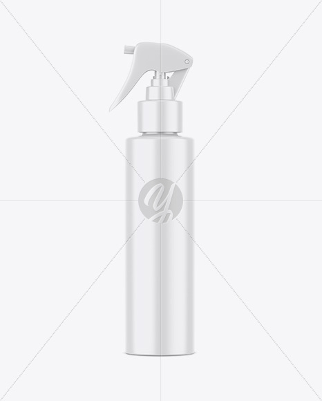 Matte Spray Bottle Mockup