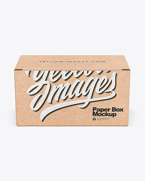 Kraft Box Mockup