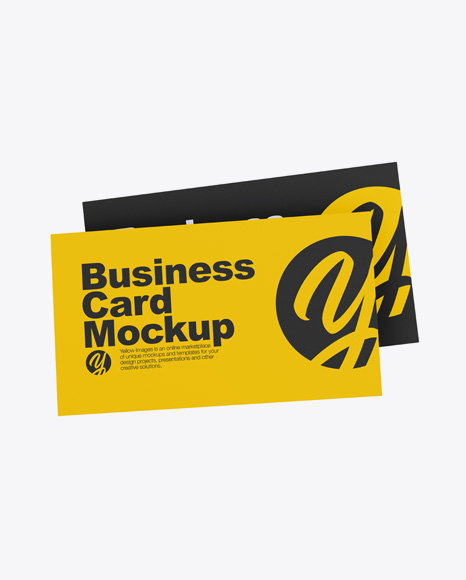 Two Business Cards Mockup