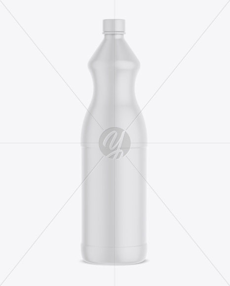 Matte Plastic Bottle Mockup