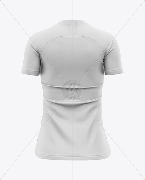 Women’s Soccer Jersey Mockup - Back View