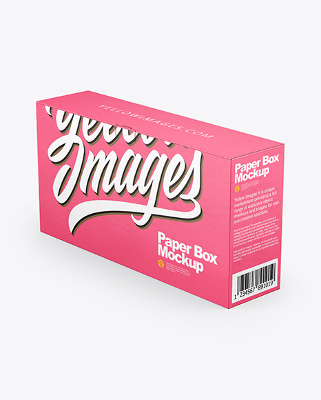 Paper Box Mockup