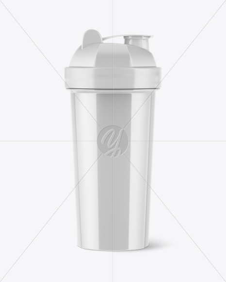 Glossy Shaker Bottle Mockup