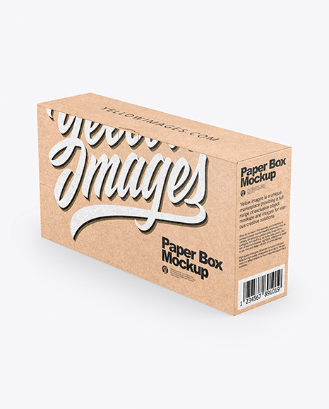 Kraft Box Mockup