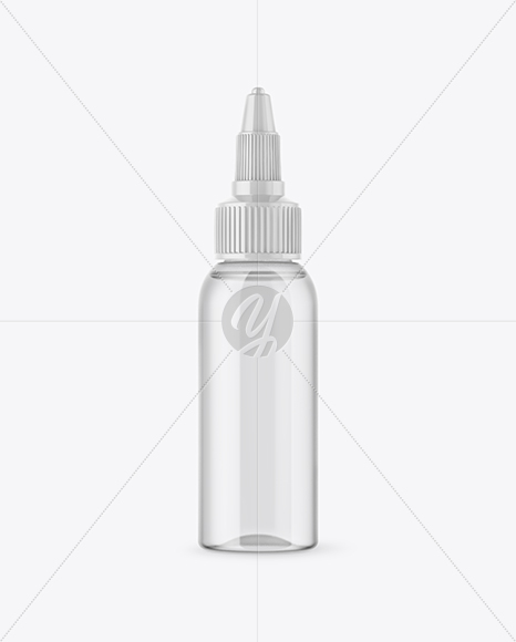 Clear Glass Dropper Bottle Mockup