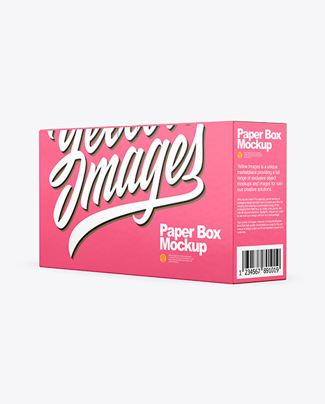 Paper Box Mockup