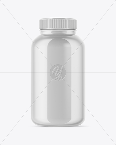 Glossy Pills Bottle Mockup