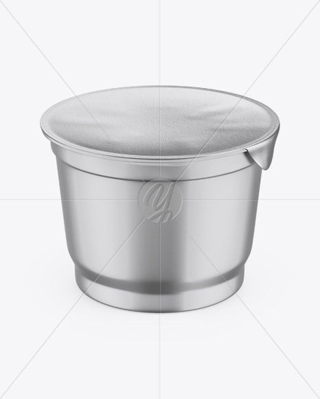 Metallic Plastic Cup Mockup