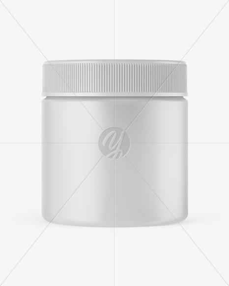 Matte Protein Jar Mockup