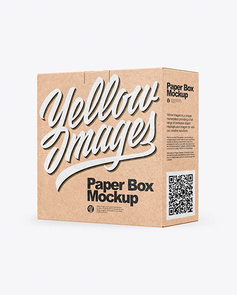 Kraft Box Mockup