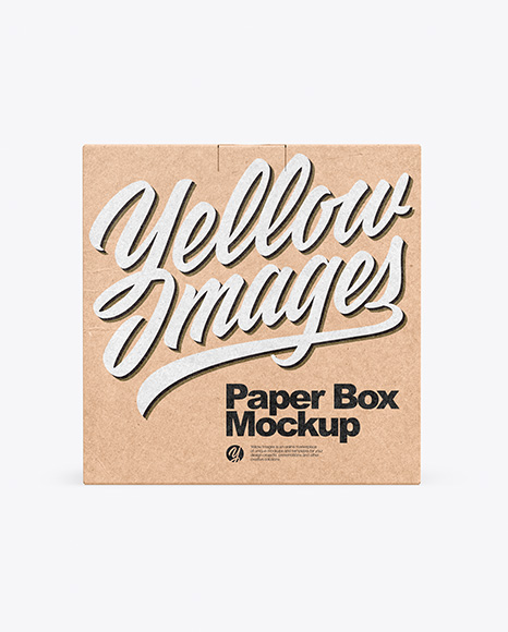 Kraft Box Mockup