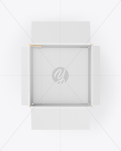 Opened Paper Box Mockup