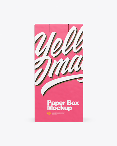 Paper Box Mockup