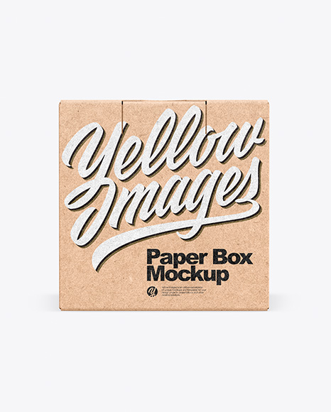 Kraft Box Mockup