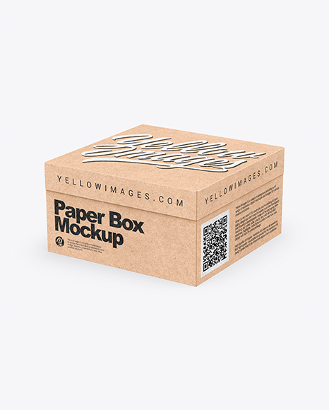 Kraft Box Mockup