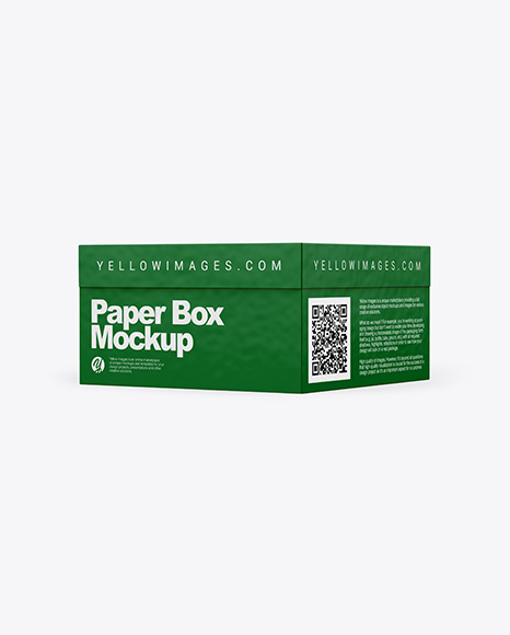 Paper Box Mockup