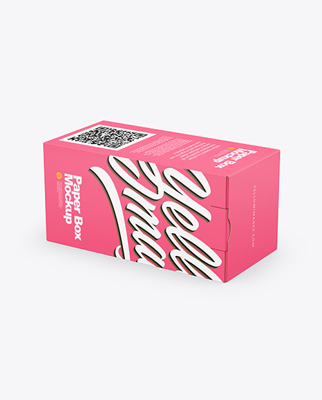 Paper Box Mockup