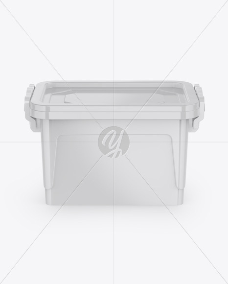 Glossy Container Mockup