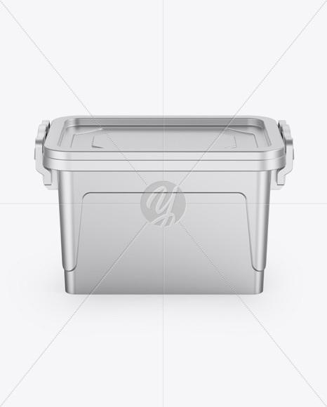 Metallic Container Mockup