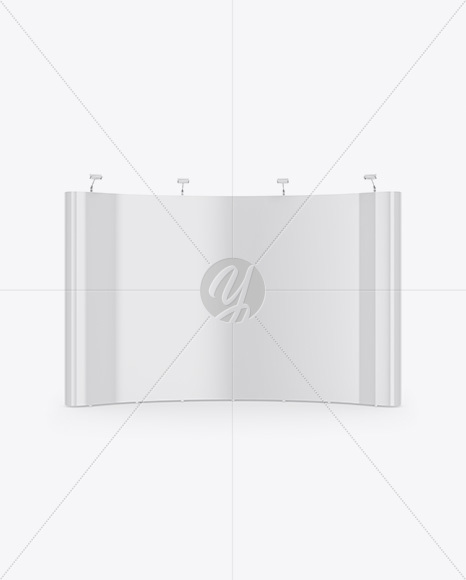 Glossy Spring Pop Up Stand Mockup