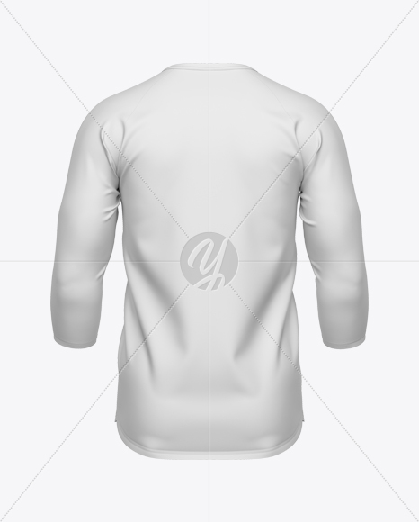 Men's Baseball T-shirt 3/4 Sleeve Mockup