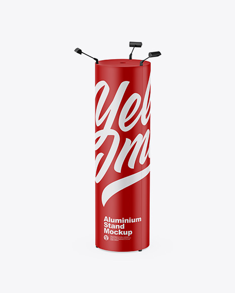 Matte Stand Mockup - Cylinder mockup