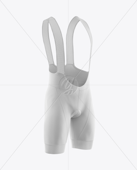 Men's Cycling Bib Shorts Mockup