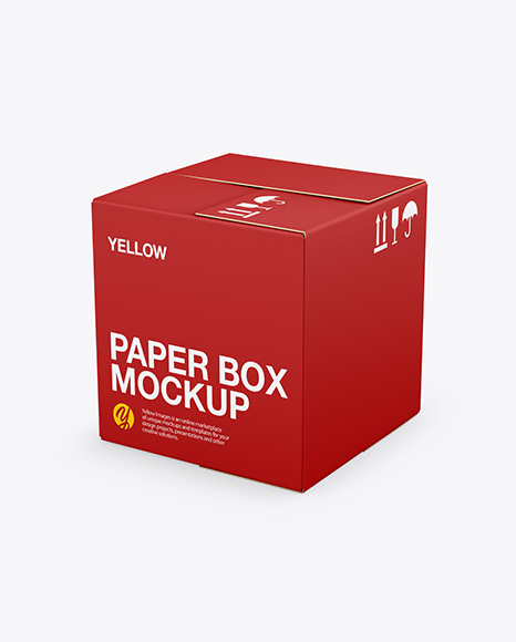 Paper Box Mockup