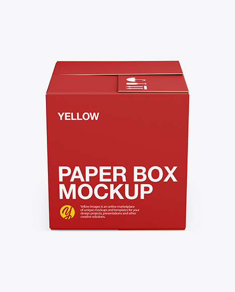 Paper Box Mockup - Software box mockup