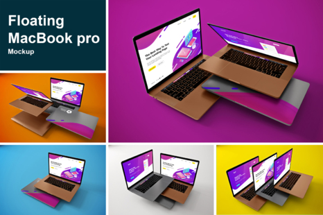 Floating MacBook Pro - Ui kits