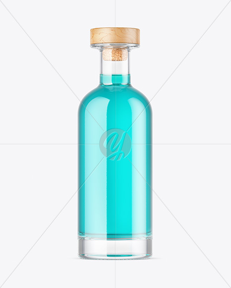Clear Glass Bottle Mockup Clear Glass Bottle Mockup