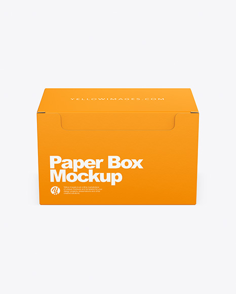 Paper Box Mockup