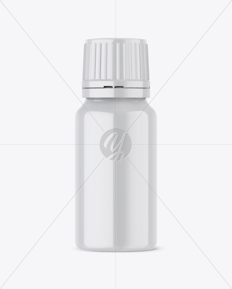 Glossy Bottle Mockup