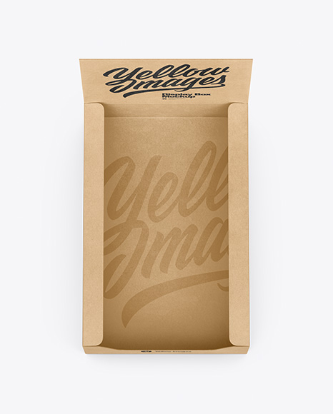 Kraft Display Box Mockup - Video mockup