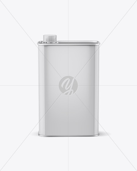 Glossy Tin Can Mockup