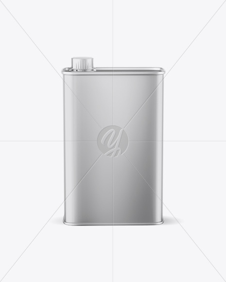 Metallic Tin Can Mockup