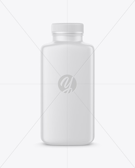 Matte Plastic Bottle Mockup