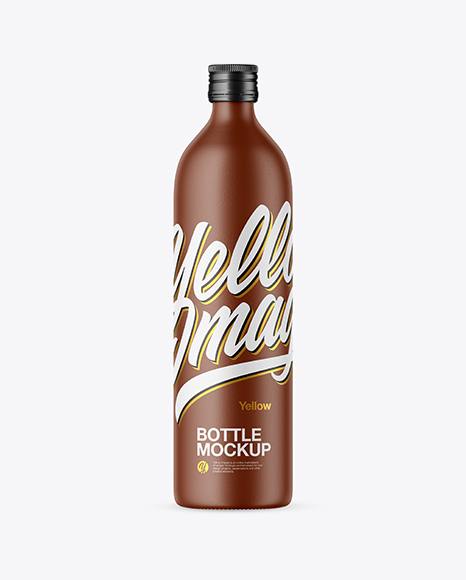 Ceramic Bottle Mockup - Label mockup bottle