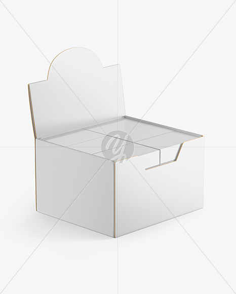 Display Box w/ Small Boxes Mockup