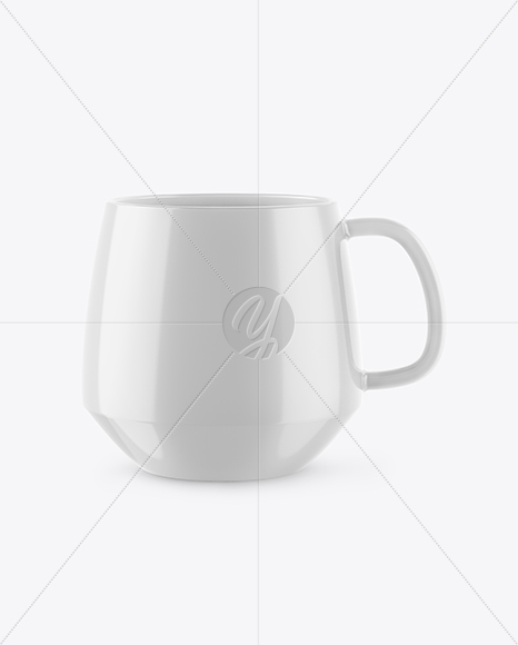 Glossy Ceramic Mug Mockup