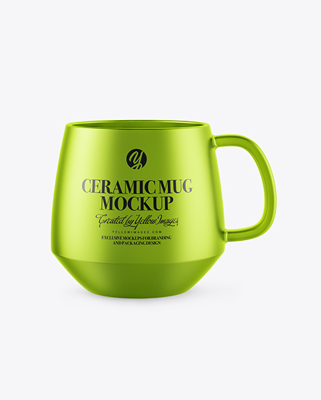 Metallized Mug Mockup