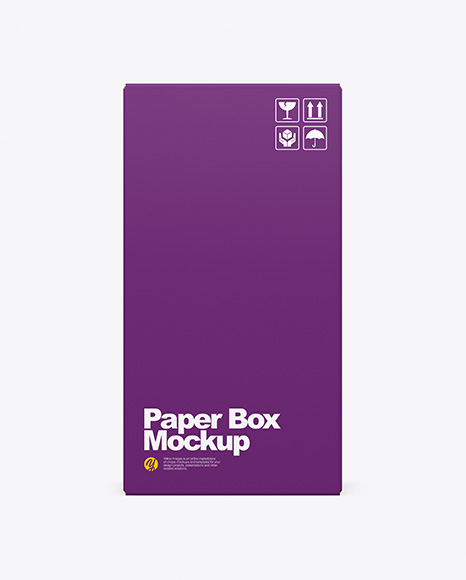 Paper Box Mockup - Software box mockup