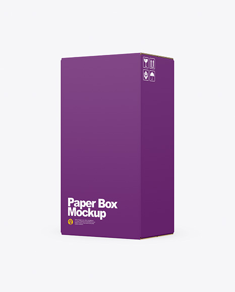 Paper Box Mockup