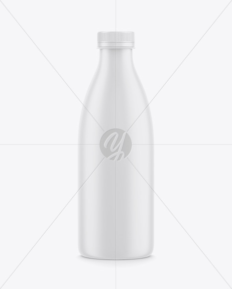 Plastic Matte Drink Bottle Mockup